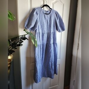 Old Navy Gingham Cottagecore Dress